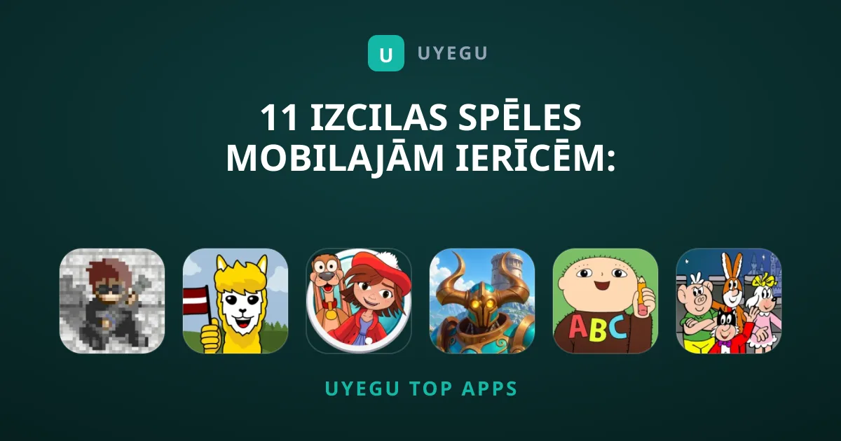 11 Izcilas Spēles Mobilajām Ierīcēm: Redakcijas Izvēle