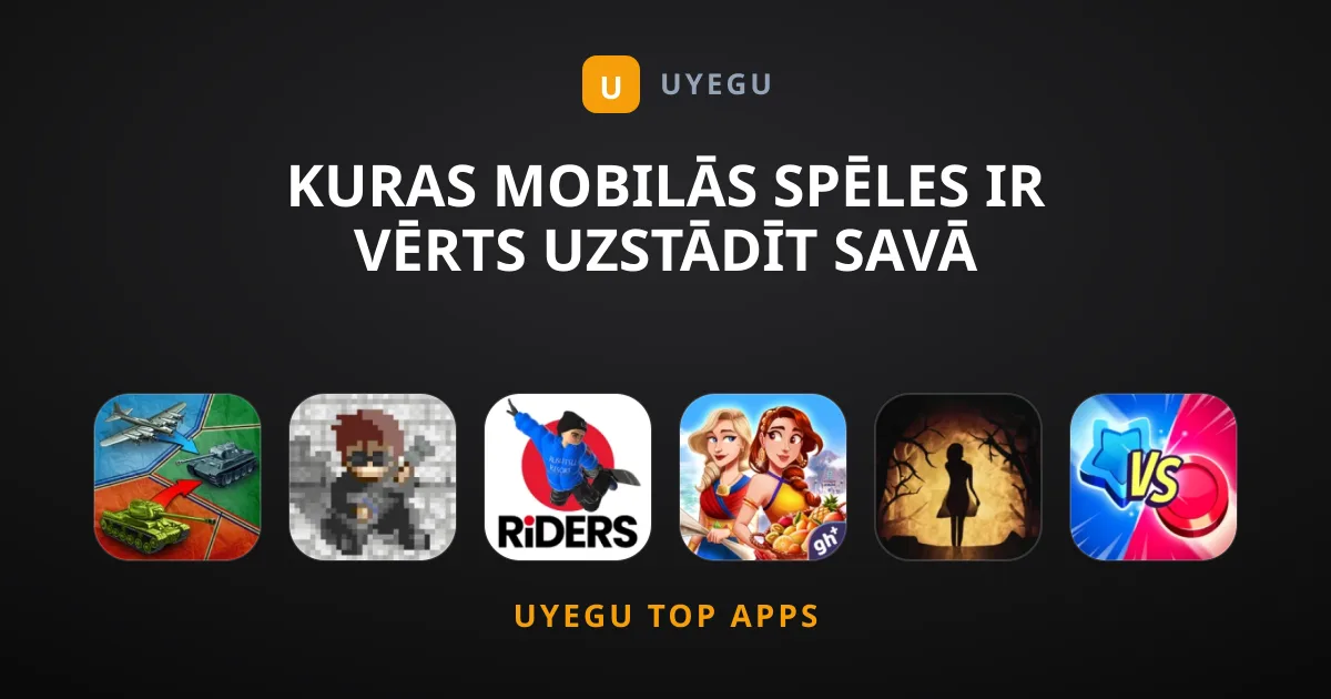 Kuras Mobilās Spēles Ir Vērts Uzstādīt Savā Tālrunī?
